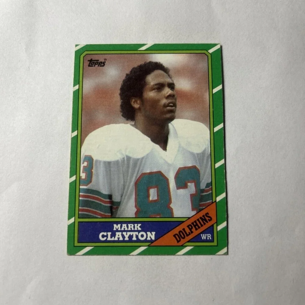 1986 Topps #49 Mark Clayton Miami Dolphins